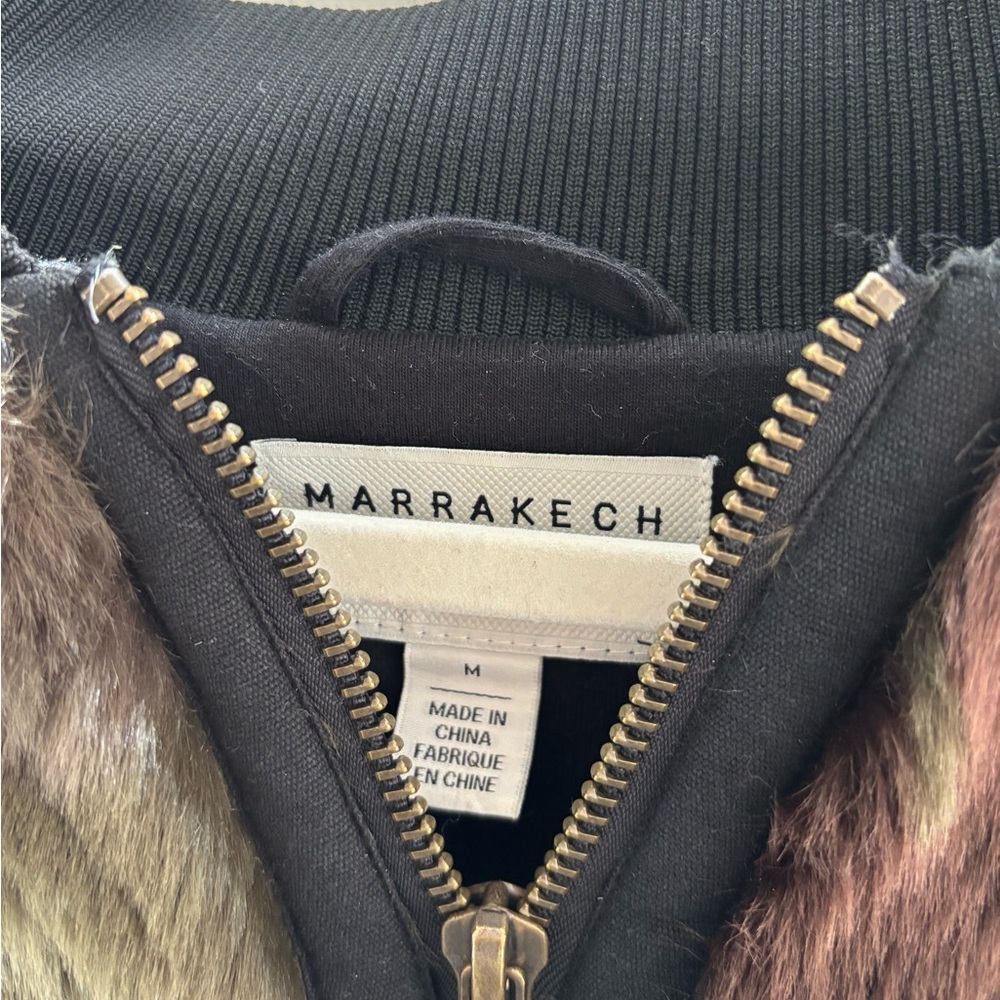 Anthropologie Camouflage Faux Fur Jacket - Picture 2 of 3